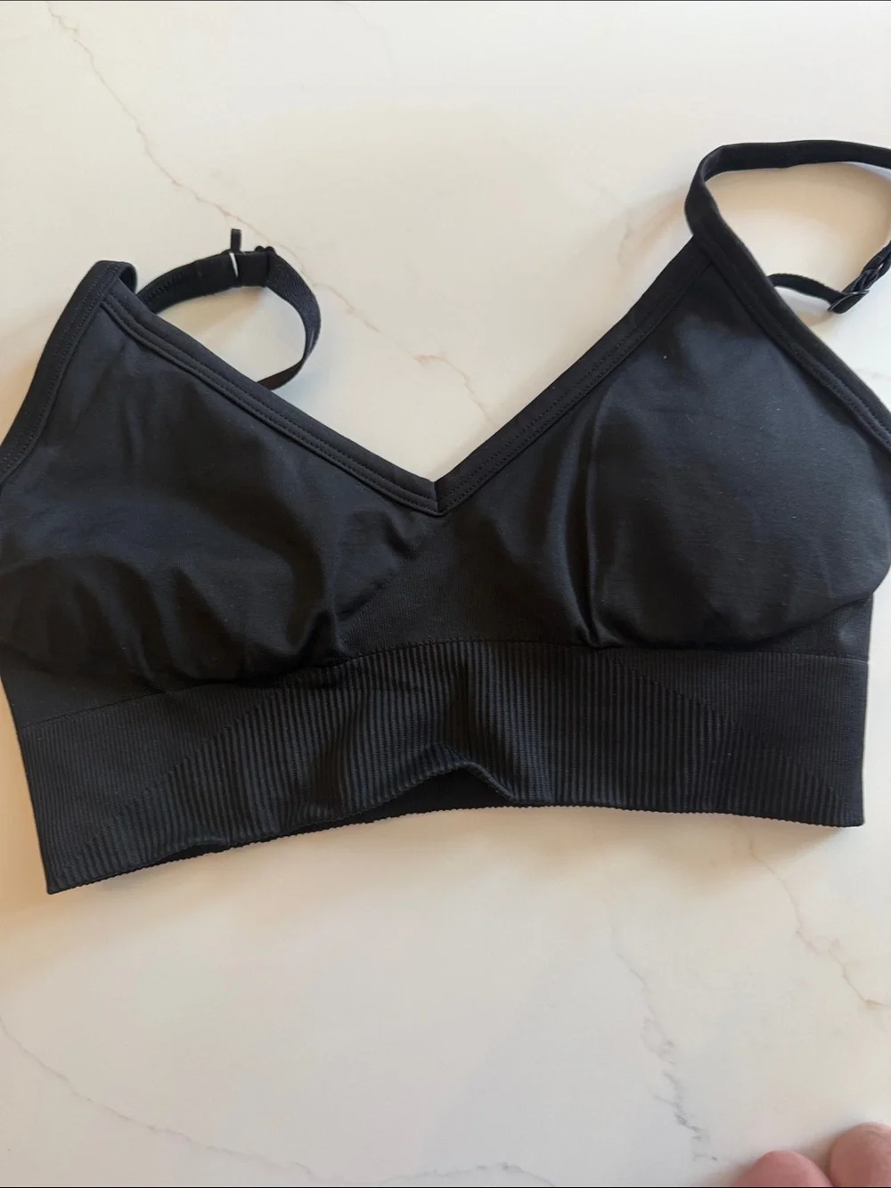Lululemon Women’s Black Seamless Comfort Bralette